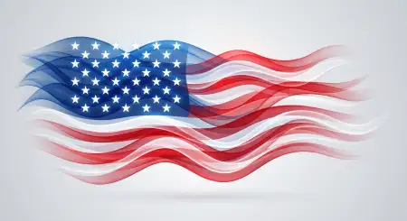Free American Flag Vector Illustration Free Download For Designers Background Image Download