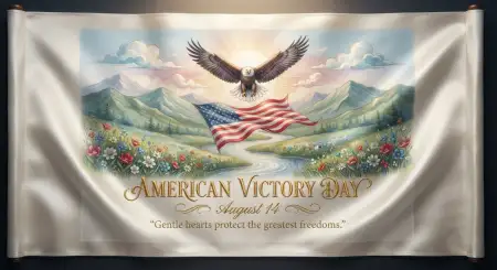 American Victory Day Banner - Free American Victory Day 2026 Download