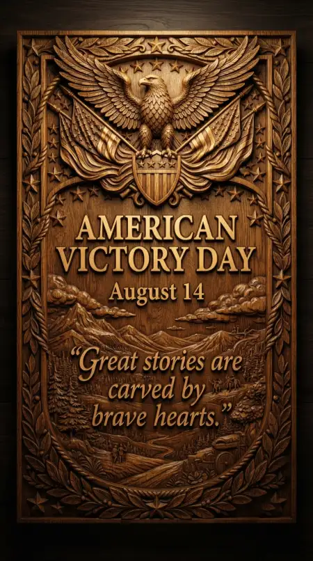 American Victory Day Card - Free American Victory Day 2026 Download