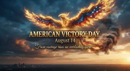 American Victory Day Email Banner - Free American Victory Day 2026 Download