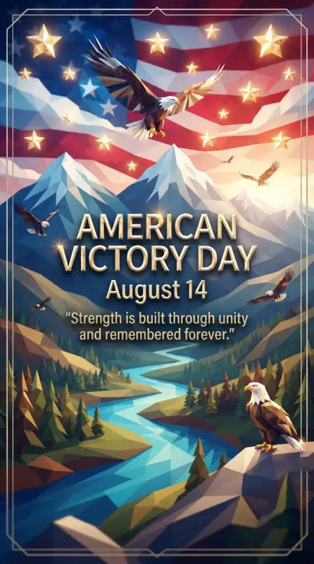 American Victory Day Flyer - Free American Victory Day 2026 Download