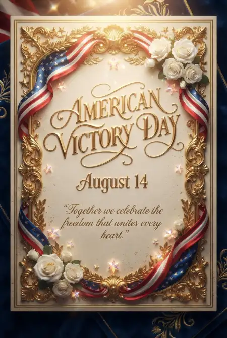 American Victory Day Invitation - Free American Victory Day 2026 Download