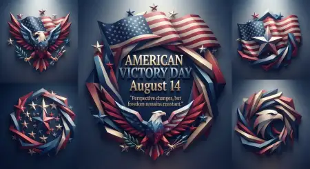 American Victory Day Linkedin Banner - Free American Victory Day 2026 Download