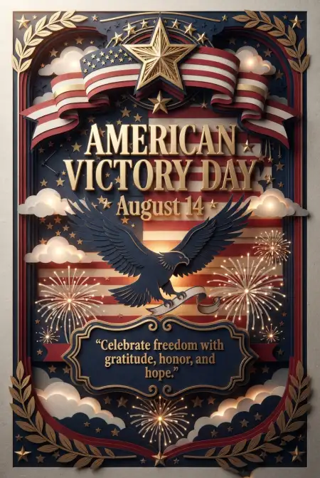 American Victory Day Patriotic Graphics - Free American Victory Day 2026 Download