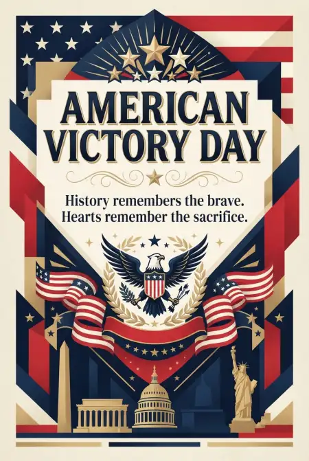 American Victory Day Pinterest Idea - Free American Victory Day 2026 Download