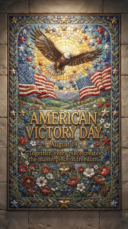 American Victory Day Poster - Free American Victory Day 2026 Download