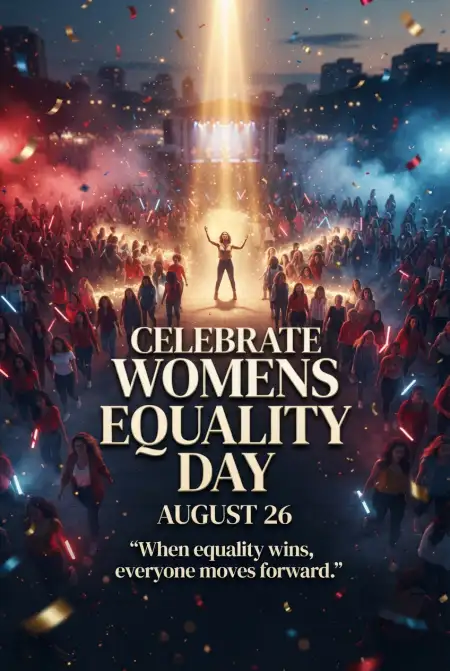 American Womens Equality Day 2026 Celebration Poster - Free American Womens Equality Day 2026 Download