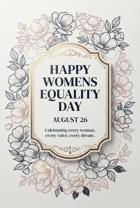 American Womens Equality Day 2026 Instagram Post Design - Free American Womens Equality Day 2026 Download