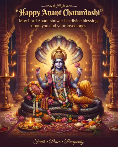 anant chaturdashi wishes for social media 2026 - Short Anant Chaturdashi Wishes 2026