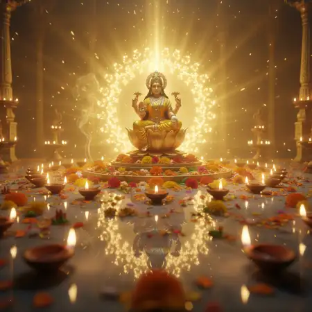 Animated Diwali Background For Video Editing - Free Backgr Download