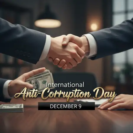 Anti Corruption Awareness Banner For Schools - Free International Anti Corruption Day Download