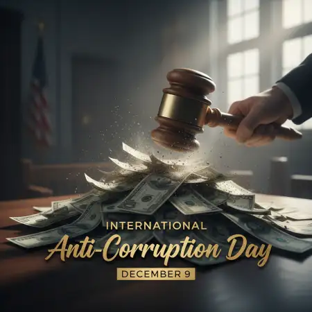 Anti Corruption Day 9 December Instagram Post Template - Free International Anti Corruption Day Download