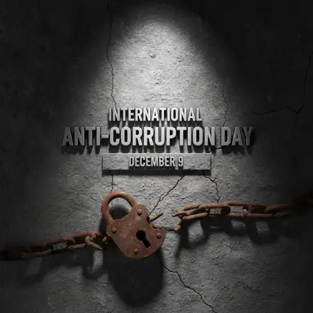 Anti Corruption Day Awareness Poster For Government Offices - Free International Anti Corruption Day Download