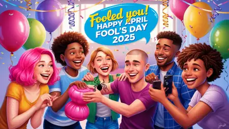 april fools day 2025 funny messages for friends and family