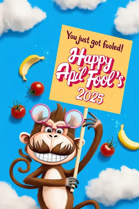 Free April Fools Day 2025 SMS And Status For Facebook & Instagram Image Download