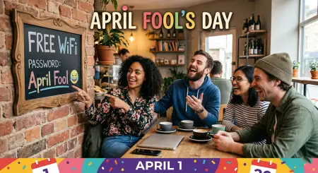 Free April Fools Day Funny Wishes For Friends Image Download