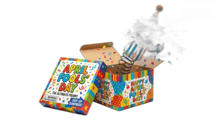 Free April Fools Day Png Prank Surprise Box Clipart Transparent PNG Download