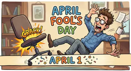 Free April Fools Day Vector Illustration Funny Image Download