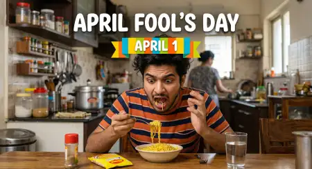 Free April Fools Day Wishes In Hindi Funny Image Download