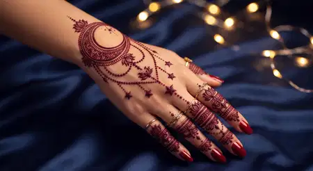 arabic karwa chauth mehndi design 2026 - Karwa Chauth Mehndi Design 2026