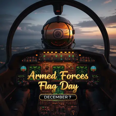 Free Armed Forces Flag Day Slogan Poster Hd Background Download