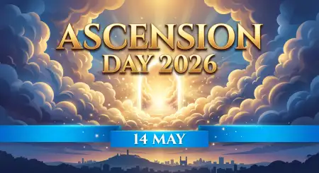 Ascension Day 2026 Banner Design - Free Ascension Day 2026 Wishes Download