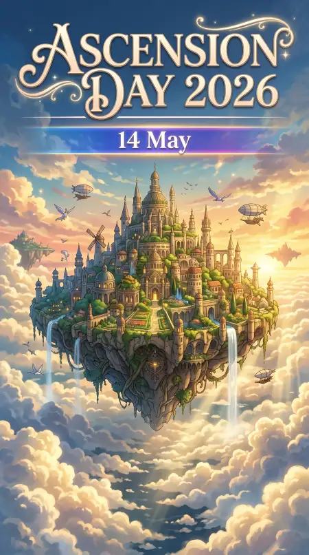 Ascension Day 2026 Beautiful Church Background - Free Ascension Day 2026 Wishes Download
