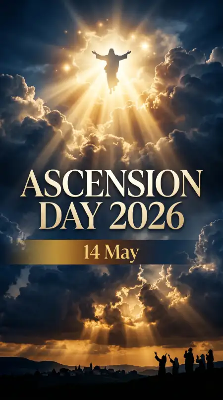 Ascension Day 2026 Blessings - Free Ascension Day 2026 Wishes Download