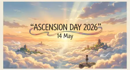 Ascension Day 2026 Event Banner Template - Free Ascension Day 2026 Wishes Download