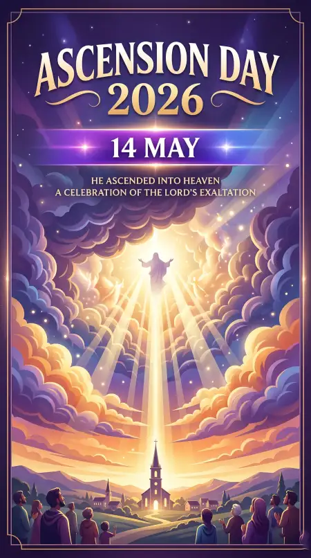Ascension Day 2026 Holy Celebration Quotes - Free Ascension Day 2026 Wishes Download