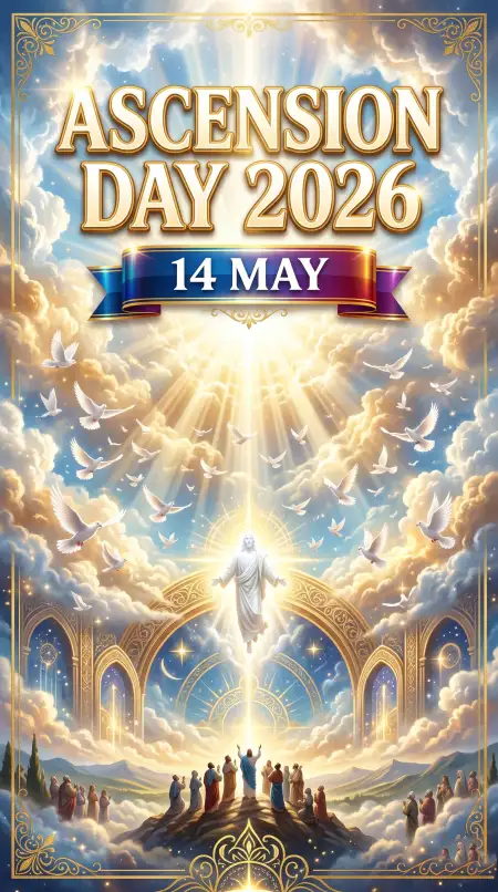 Ascension Day 2026 Instagram Story Ideas - Free Ascension Day 2026 Wishes Download