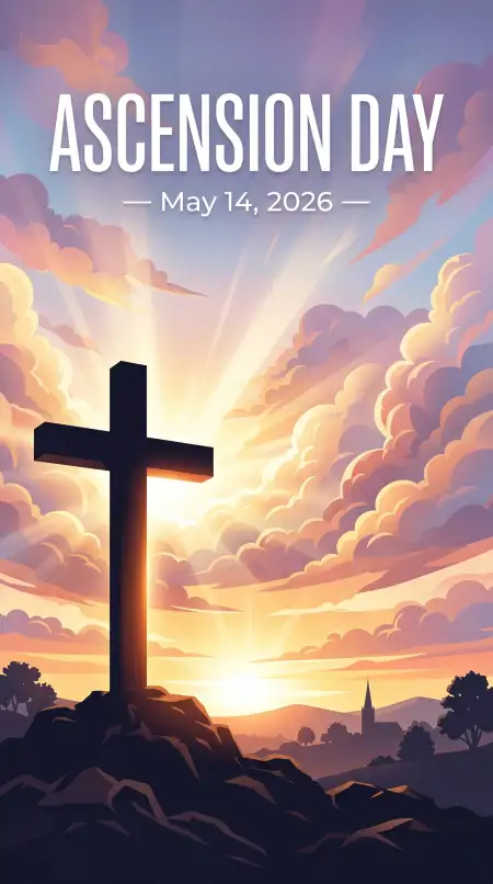 Ascension Day 2026 Prayer Wallpaper - Free Ascension Day 2026 Wishes Download
