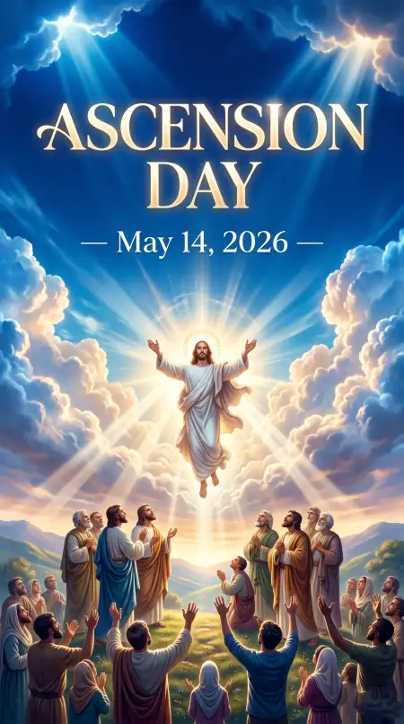 Ascension Day 2026 Religious Images - Free Ascension Day 2026 Wishes Download