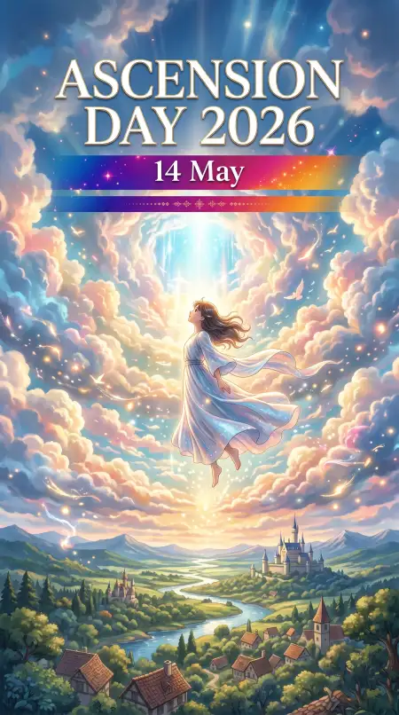 Ascension Day 2026 Sky Background Images - Free Ascension Day 2026 Wishes Download