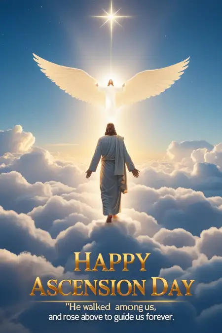 Ascension Day Status Image In English - Free Related Happy Ascension Day Image
