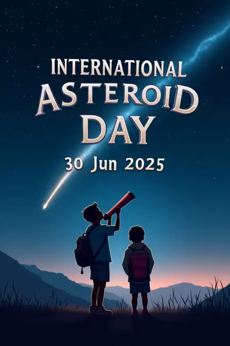 Asteroid Day Drawing Ideas For School Kids - Free International Asteroid Day Download