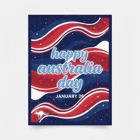 Australia Day Greeting Card Design - Free Happy Australia Day Download