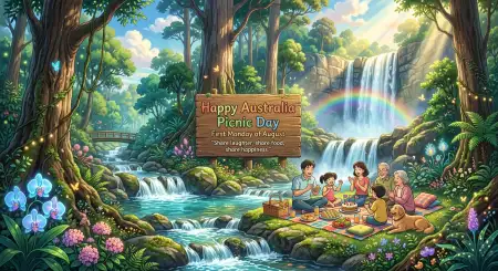 Australia Picnic Day 2026 Desktop Wallpaper - Free Australia Picnic Day 2026 Download