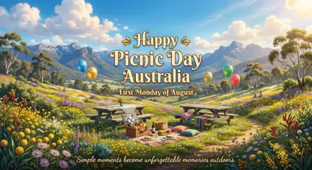 Australia Picnic Day 2026 Editable Ai Template - Free Australia Picnic Day 2026 Download