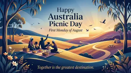 Australia Picnic Day 2026 Editable Psd Template - Free Australia Picnic Day 2026 Download