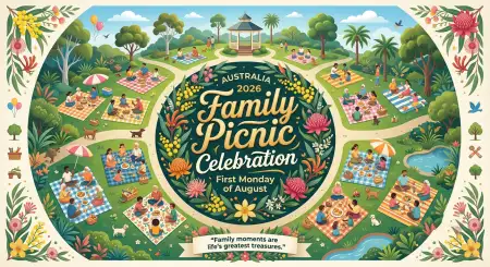 Australia Picnic Day 2026 Family Gathering Poster - Free Australia Picnic Day 2026 Download