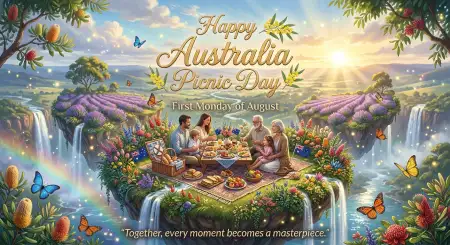 Australia Picnic Day 2026 Festive Background - Free Australia Picnic Day 2026 Download