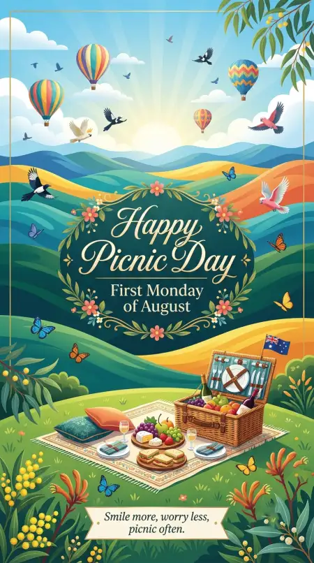 Australia Picnic Day 2026 Premium Vector - Free Australia Picnic Day 2026 Download