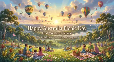 Australia Picnic Day 2026 Transparent Background Png - Free Australia Picnic Day 2026 Download