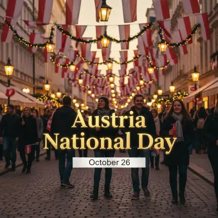 Austria National Day 2025 Quotes And Messages - Free Austria National Day 2025 Download