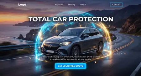 Auto Insurance Landing Page Design Ideas - Free Auto Insurance Creatives Download