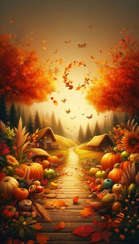 Autumn Hiking Trail Background Wallpaper For Nature Blogs - Free Nature Background Download
