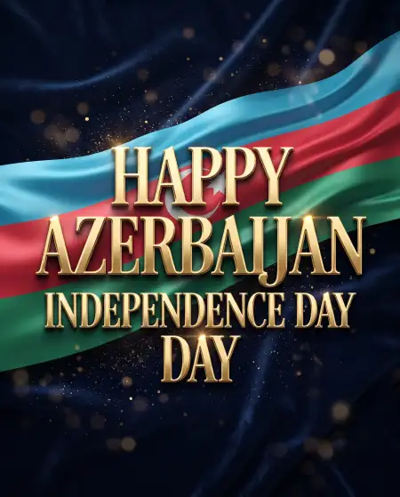azerbaijan independence day 2026 celebration elements png