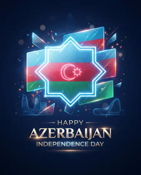 azerbaijan independence day 2026 greeting images free download - Azerbaijan Independence Day 2026