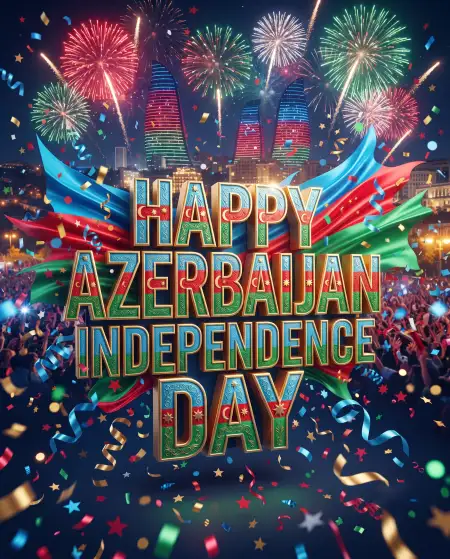 azerbaijan independence day 2026 ultra realistic celebration - Azerbaijan Independence Day 2026